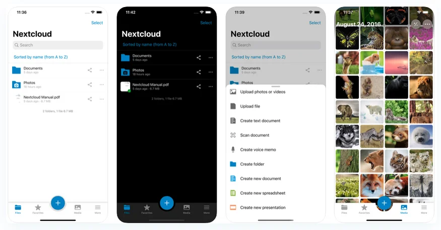 Nextcloud Mobile-App auf iOS und Android: Foto-Upload, Files, Talk